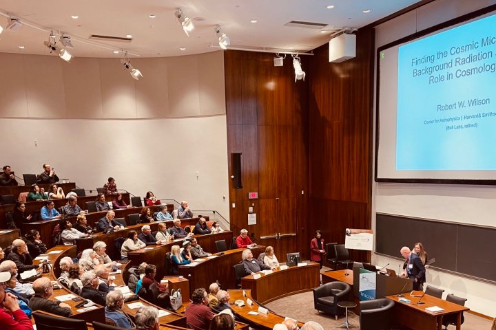 a group of people performing on a counter