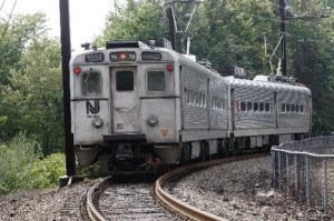 a train on a steel track