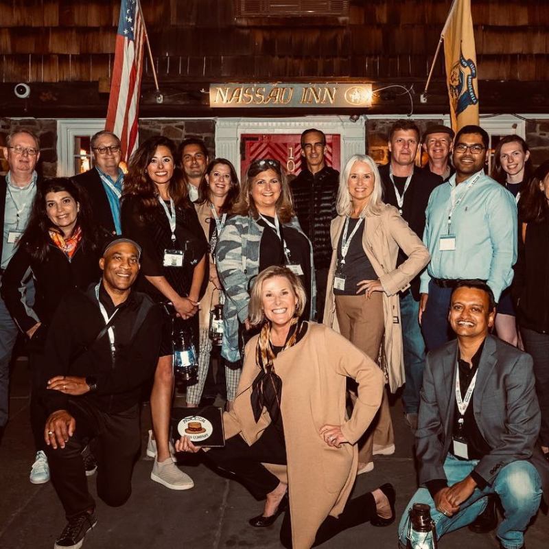 Nieve de Medina et al. posing for a photo