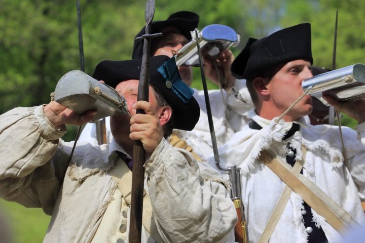 a group of people wearing costumes